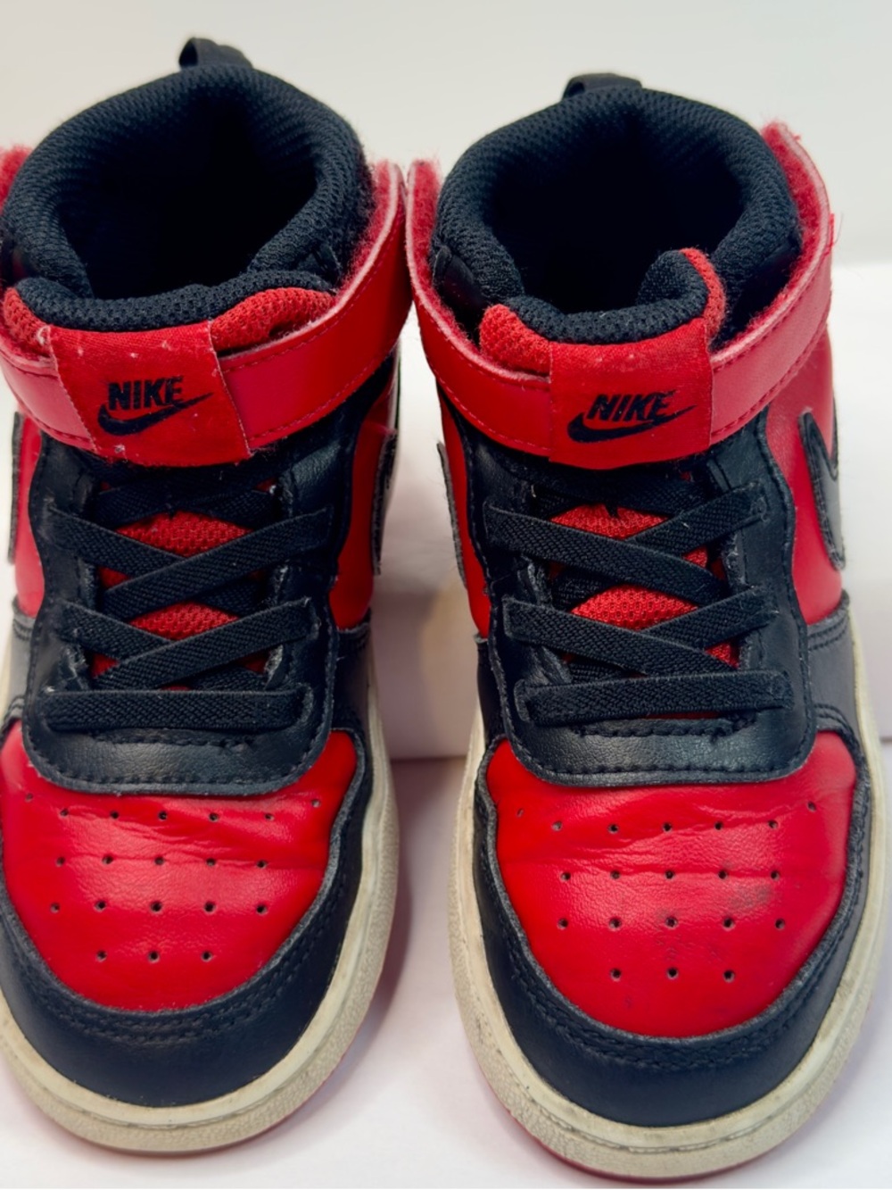 Nike Court Borough Toddler Shoes Red/Black CD7784-602 Size 10C - Picture 3 of 12